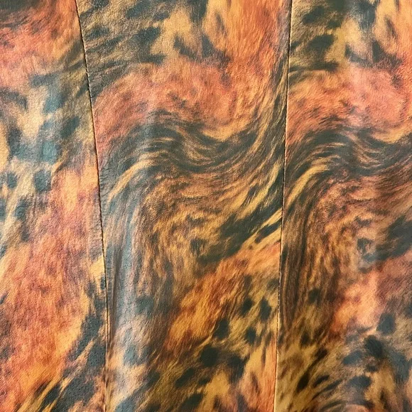 CACHE Leather Jacket with Real Fur Size 6 Very Rare - Picture 11 of 15